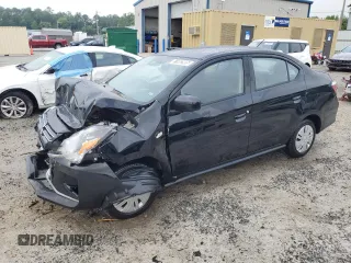 2024 Mitsubishi Mirage ES with VIN ML32FUFJ5RHF20441, listed as a Copart auction lot 61082905 with 4,578 mi miles and Non repairable. Bid and sale history available at DreamBid. Image 1.