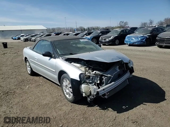 2005 Chrysler Sebring GTC with VIN 1C3EL75R85N618422, listed as a Copart auction lot 48548755 with 111,681 mi miles and Salvage Title. Bid and sale history available at DreamBid. Image 10.