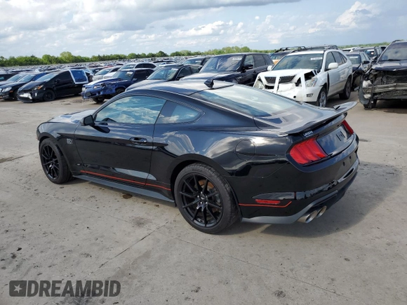 2021 Ford Mustang Mach 1 with VIN 1FA6P8R05M5552423, listed as a Copart auction lot 54317545 with 25,275 mi miles and Clean Title. Bid and sale history available at carsss.com. Image 2.