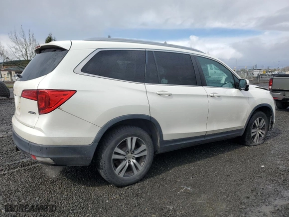 2016 Honda Pilot EX with VIN 5FNYF6H32GB059632, listed as a Copart auction lot 48823205 with 107,380 mi miles and Salvage Title. Bid and sale history available at carsss.com. Image 3.