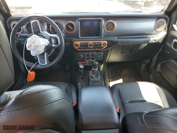 2021 Jeep Gladiator Mojave with VIN 1C6JJTEG9ML551743, listed as a Copart auction lot 54235615 with 32,986 mi miles and Salvage Title. Bid and sale history available at carsss.com. Image 8.