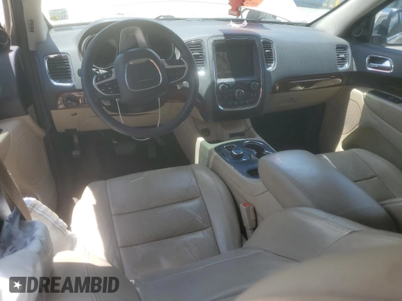 2015 Dodge Durango Citadel with VIN 1C4SDHET0FC873740, listed as a Copart auction lot 56067255 with 131,362 mi miles and Salvage title. Bid and sale history available at DreamBid. Image 8.
