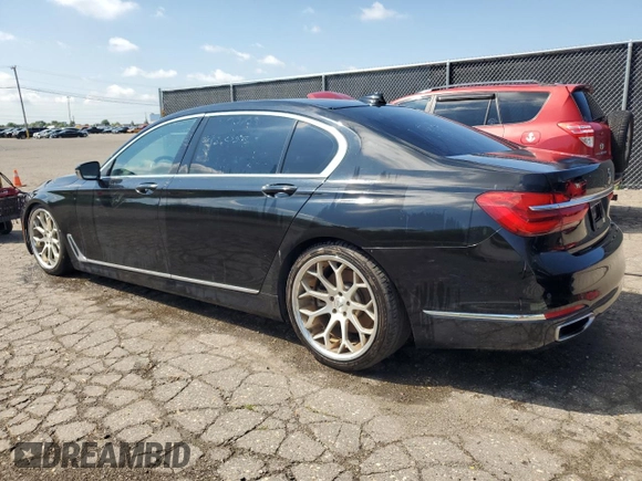 2019 BMW 7 Series 740i z VIN WBA7E2C52KB217833, wystawiony jako Copart lot #64283685 z przebiegiem 162 456 mil mil oraz Czysty tytuł • Clean title. Historia ofert i sprzedaży dostępna na DreamBid. Obrazek 2.