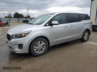 2017 Kia Sedona LX with VIN KNDMB5C1XH6241960, listed as a Copart auction lot 51472835 with NaN miles and Clean Title. Bid and sale history available at carsss.com. Image 1.