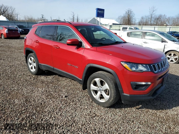 2018 Jeep Compass Latitude z VIN 3C4NJDBB4JT458315, wystawiony jako Copart lot #51513345 z przebiegiem 91 274 mil mil oraz Czysty tytuł • Clean title. Historia ofert i sprzedaży dostępna na DreamBid. Obrazek 4.