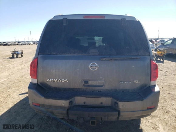 2015 Nissan Armada SV with VIN 5N1BA0ND5FN602112, listed as a Copart auction lot 46582665 with NaN miles and Salvage Title. Bid and sale history available at carsss.com. Image 6.