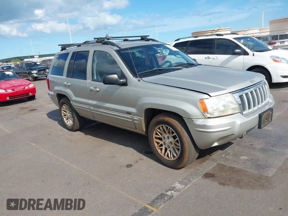2004 Jeep Grand Cherokee Limited with VIN 1J4GW58N54C299669, listed as a IAAI auction lot 42369745 with 90,240 mi miles and . Bid and sale history available at DreamBid. Image 1.