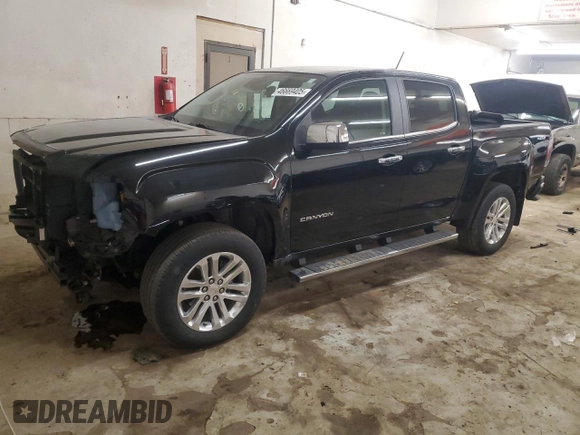 2019 GMC Canyon 4WD SLT with VIN 1GTG6DEN1K1316934, listed as a Copart auction lot 46669405 with 47,616 mi miles and Salvage Title. Bid and sale history available at carsss.com. Image 1.