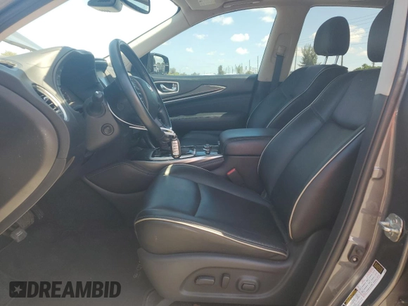 2019 Infiniti QX60 Pure with VIN 5N1DL0MN5KC560950, listed as a Copart auction lot 61051805 with 55,857 mi miles and Salvage title. Bid and sale history available at DreamBid. Image 7.