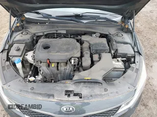 2016 Kia Optima LX with VIN KNAGT4L37G5070799, listed as a IAAI auction lot 41963239 with 116,308 mi miles. Bid and sale history available at carsss.com. Image 10.