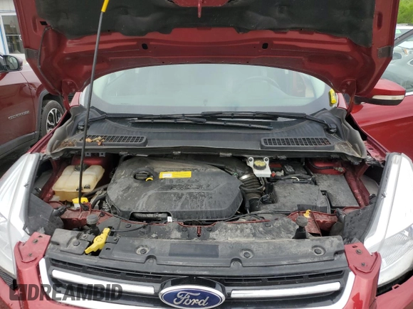 2015 Ford Escape Titanium z VIN 1FMCU0JXXFUA76092, wystawiony jako Copart lot #54824635 z przebiegiem 97 659 mil mil oraz Szkoda całkowita • Salvage title. Historia ofert i sprzedaży dostępna na DreamBid. Obrazek 12.