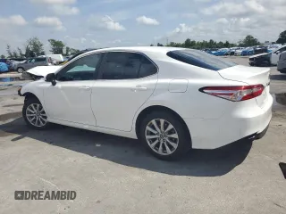 2018 Toyota Camry LE with VIN 4T1B11HK0JU512400, listed as a Copart auction lot 55839265 with 117,510 mi miles and Salvage title. Bid and sale history available at DreamBid. Image 2.