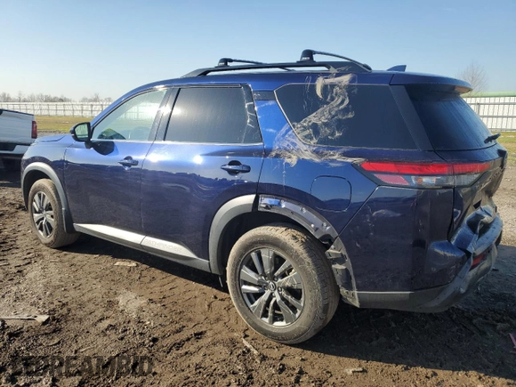 2022 Nissan Pathfinder SV with VIN 5N1DR3BA8NC231583, listed as a Copart auction lot 46873095 with 46,996 mi miles and Salvage title. Bid and sale history available at DreamBid. Image 2.