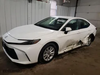2025 Toyota Camry LE with VIN 4T1DAACK7SU033988, listed as a Copart auction lot 54142535 with 9,716 mi miles and Clean Title. Bid and sale history available at carsss.com. Image 1.