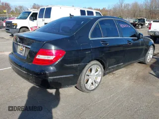 2013 Mercedes-Benz C-Class C 250 Sport with VIN WDDGF4HB8DR269848, listed as a IAAI auction lot 40823352 with 110,439 mi miles. Bid and sale history available at carsss.com. Image 4.