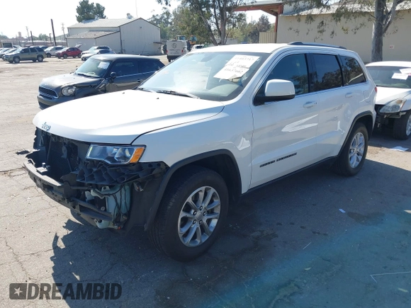 2021 Jeep Grand Cherokee Laredo X z VIN 1C4RJEAG3MC714500, wystawiony jako IAAI lot #41637602 z przebiegiem 71 537 mil mil oraz . Historia ofert i sprzedaży dostępna na DreamBid. Obrazek 18.