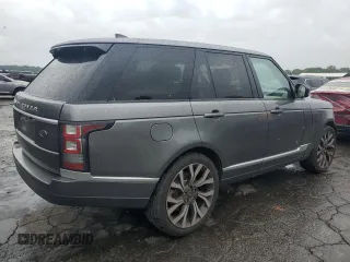 2017 Land Rover Range Rover HSE with VIN SALGS2FV2HA341048, listed as a Copart auction lot 58291295 with 135,135 mi miles and Salvage title. Bid and sale history available at DreamBid. Image 3.