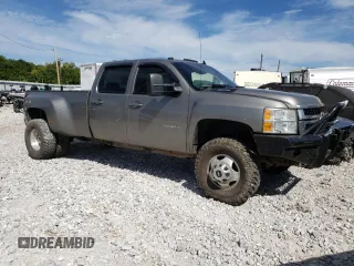 2013 Chevrolet Silverado 3500HD LTZ with VIN 1GC4K1C85DF228856, listed as a Copart auction lot 68224524 with 0 mi miles and Salvage Title. Bid and sale history available at carsss.com. Image 4.
