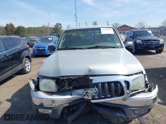 2004 Toyota Tacoma with VIN 5TEWN72N44Z342540, listed as a IAAI auction lot 41776122 with 178,867 mi miles and . Bid and sale history available at DreamBid. Image 12.