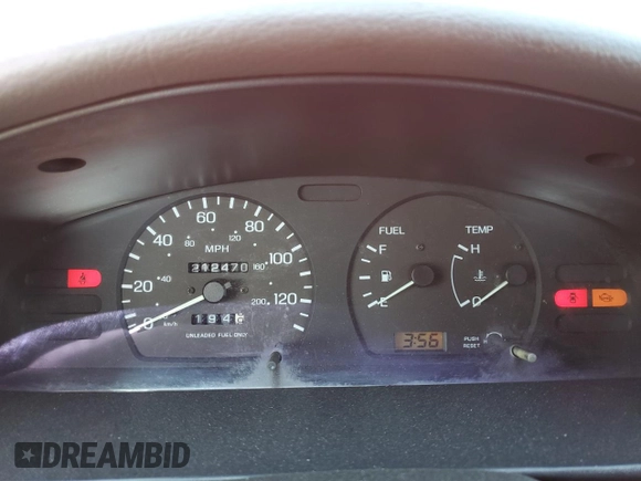 1994 Nissan Sentra with VIN 1N4EB31P5RC831945, listed as a Copart auction lot 60552745 with 212,470 mi miles and Salvage title. Bid and sale history available at DreamBid. Image 9.