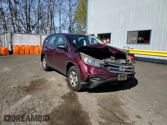 2013 Honda CR-V LX with VIN 5J6RM4H38DL032078, listed as a Copart auction lot 52048005 with 182,421 mi miles and Salvage Title. Bid and sale history available at DreamBid. Image 11.