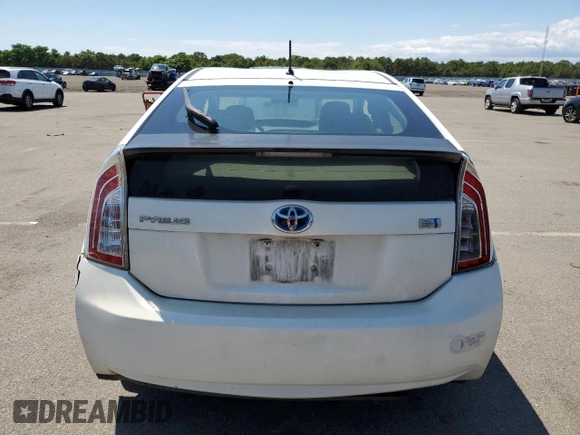 2013 Toyota Prius One with VIN JTDKN3DU4D5692524, listed as a Copart auction lot 66144315 with 259,467 mi miles and Clean title. Bid and sale history available at DreamBid. Image 6.