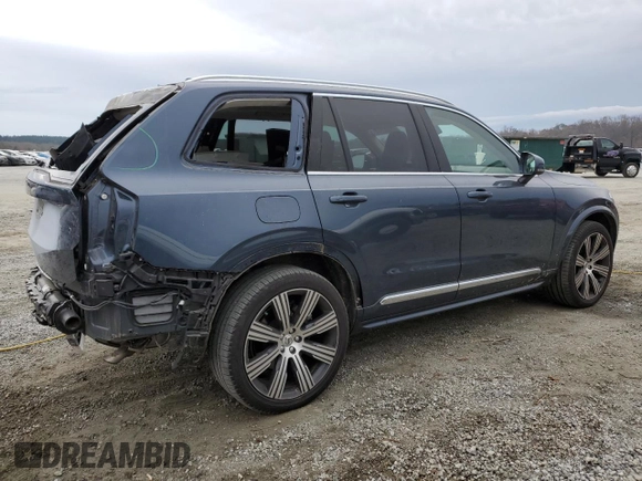 2023 Volvo XC90 Ultimate with VIN YV4062PA3P1960097, listed as a Copart auction lot 81042984 with 25,134 mi miles and Salvage Title. Bid and sale history available at carsss.com. Image 3.