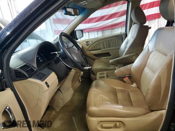 2008 Honda Odyssey EX-L with VIN 5FNRL38638B071781, listed as a Copart auction lot 47755835 with 104,508 mi miles and Salvage Title. Bid and sale history available at carsss.com. Image 7.