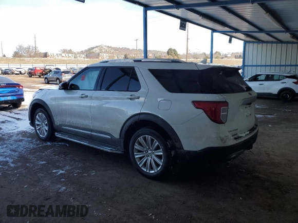 2020 Ford Explorer Limited with VIN 1FM5K8FWXLGD10741, listed as a Copart auction lot 45203355 with 0 mi miles and Salvage Title. Bid and sale history available at carsss.com. Image 2.