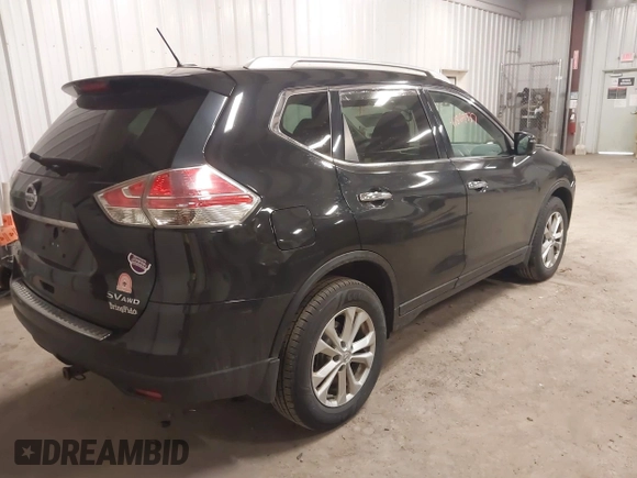 2016 Nissan Rogue SV with VIN 5N1AT2MV3GC876787, listed as a IAAI auction lot 41869337 with 189,375 mi miles. Bid and sale history available at carsss.com. Image 4.
