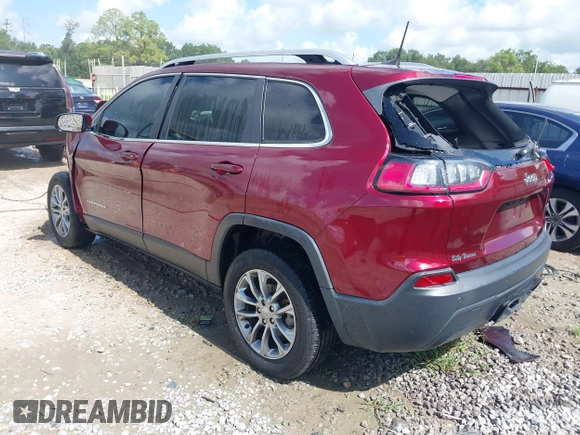 2020 Jeep Cherokee Altitude with VIN 1C4PJLLB3LD586099, listed as a IAAI auction lot 42706250 with 84,848 mi miles and . Bid and sale history available at DreamBid. Image 3.