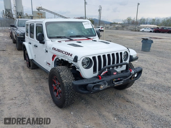 2021 Jeep Wrangler Unlimited Rubicon z VIN 1C4HJXFG1MW577829, wystawiony jako IAAI lot #41997002 z przebiegiem 26 443 mil mil oraz . Historia ofert i sprzedaży dostępna na DreamBid. Obrazek 1.