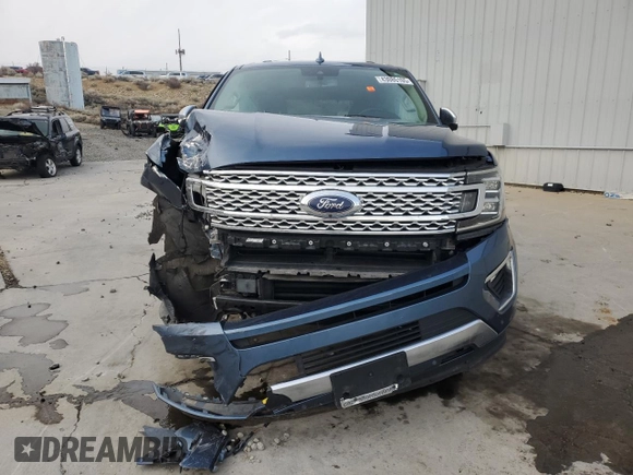 2018 Ford Expedition Platinum with VIN 1FMJU1MT8JEA03232, listed as a Copart auction lot 43085105 with 0 mi miles and Salvage Title. Bid and sale history available at carsss.com. Image 5.