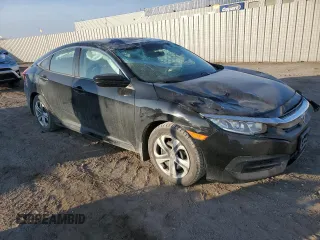 2018 Honda Civic Sedan LX with VIN 2HGFC2F52JH555076, listed as a Copart auction lot 43618385 with 65,150 mi miles and Salvage Title. Bid and sale history available at carsss.com. Image 4.
