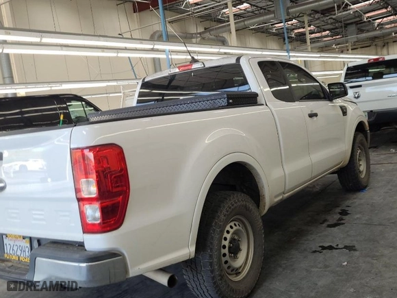 2021 Ford Ranger XL with VIN 1FTER1EH5MLD49675, listed as a IAAI auction lot 42078250 with 75,112 mi miles. Bid and sale history available at carsss.com. Image 1.
