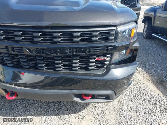 2021 Chevrolet Silverado 1500 Custom Trail Boss with VIN 1GCPYCEHXMZ305434, listed as a IAAI auction lot 41821014 with 56,356 mi miles. Bid and sale history available at carsss.com. Image 6.
