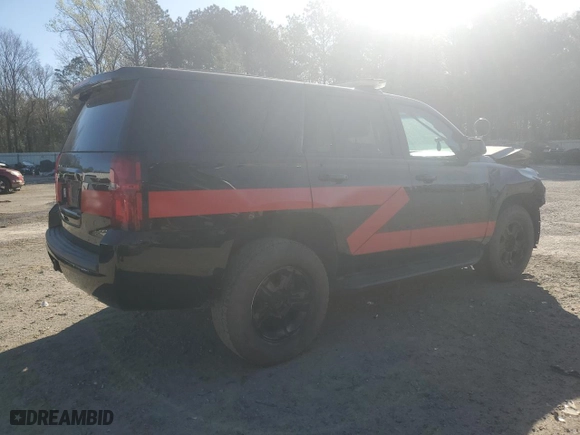 2018 Chevrolet Tahoe Commercial with VIN 1GNSKFEC3JR276928, listed as a Copart auction lot 48980425 with 50,206 mi miles and Salvage Title. Bid and sale history available at carsss.com. Image 3.