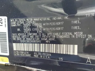 2017 Toyota Sienna XLE Auto Access Seat with VIN 5TDYZ3DC2HS805845, listed as a IAAI auction lot 41456888 with 138,475 mi miles and . Bid and sale history available at DreamBid. Image 9.