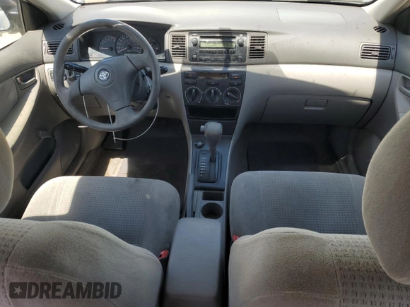 2007 Toyota Corolla CE with VIN JTDBR32E470116949, listed as a Copart auction lot 55260735 with 132,401 mi miles and Salvage Title. Bid and sale history available at DreamBid. Image 8.