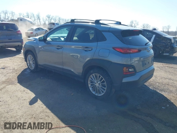 2020 Hyundai Kona SEL Plus with VIN KM8K6CAA7LU502089, listed as a IAAI auction lot 41753825 with 106,727 mi miles and . Bid and sale history available at carsss.com. Image 3.