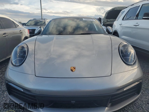 2024 Porsche 911 Carrera with VIN WP0AA2A97RS207304, listed as a Copart auction lot 74980214 with 0 mi miles and Non Repairable. Bid and sale history available at carsss.com. Image 5.