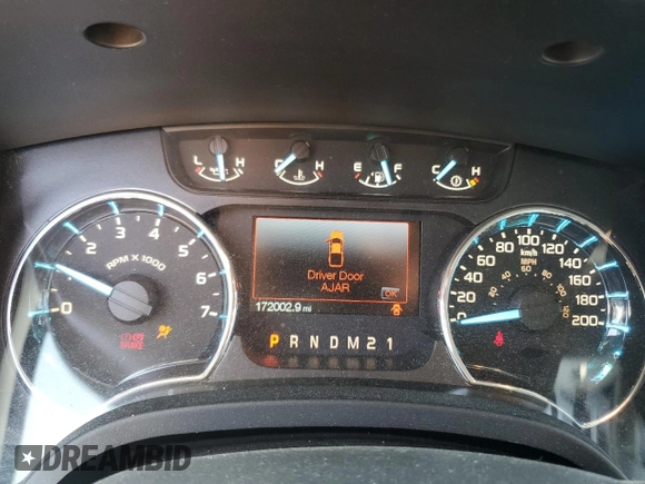 2012 Ford F-150 XL with VIN 1FTFW1EF1CKD27740, listed as a Copart auction lot 62552965 with 172,002 mi miles and Salvage title. Bid and sale history available at DreamBid. Image 9.