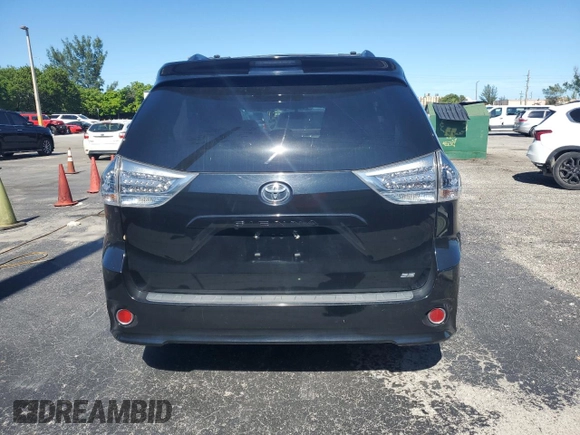 2017 Toyota Sienna SE with VIN 5TDXZ3DC7HS858021, listed as a Copart auction lot 65982715 with 73,647 mi miles and Clean title. Bid and sale history available at DreamBid. Image 6.