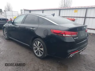 2016 Kia Optima SXL Turbo with VIN 5XXGV4L27GG049824, listed as a IAAI auction lot 41153087 with 93,921 mi miles. Bid and sale history available at carsss.com. Image 3.