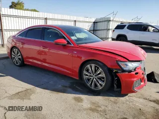 2019 Audi A6 Premium with VIN WAUK2AF25KN069576, listed as a Copart auction lot 75137094 with 0 mi miles and Salvage Title. Bid and sale history available at carsss.com. Image 4.