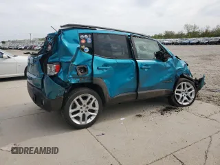 2021 Jeep Renegade Islander with VIN ZACNJDBB5MPM92000, listed as a Copart auction lot 55622165 with Not provided miles and Salvage title. Bid and sale history available at DreamBid. Image 3.