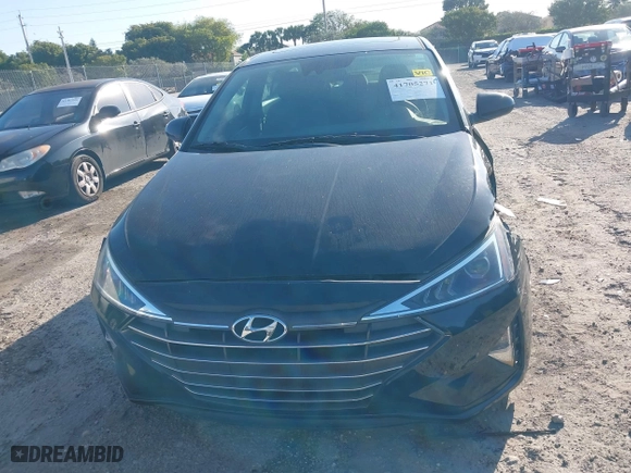 2019 Hyundai Elantra SEL with VIN 5NPD84LF1KH414055, listed as a IAAI auction lot 41705271 with 16,879 mi miles. Bid and sale history available at carsss.com. Image 12.
