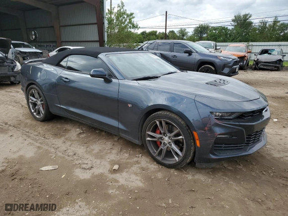 2022 Chevrolet Camaro LT1 with VIN 1G1FF3D73N0114950, listed as a Copart auction lot 71218744 with 36,778 mi miles and Salvage Title. Bid and sale history available at carsss.com. Image 4.