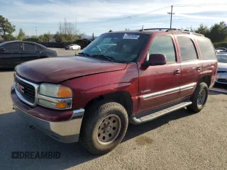 2003 GMC Yukon SLE with VIN 1GKEK13T33J320993, listed as a Copart auction lot 47828485 with 126,912 mi miles and Salvage Title. Bid and sale history available at carsss.com. Image 1.