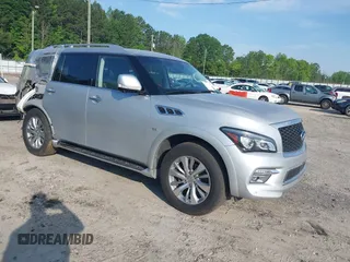 2017 Infiniti QX80 with VIN JN8AZ2NF3H9647118, listed as a IAAI auction lot 42275746 with 112,709 mi miles and . Bid and sale history available at DreamBid. Image 1.
